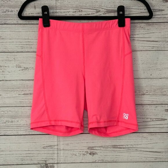 Actra Pants - Actra Hot‎ Pink Spandex Shorts XS